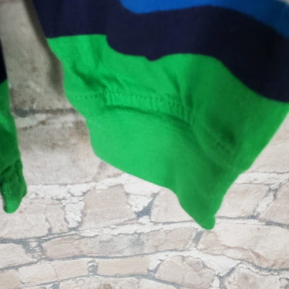 2/$25 Tommy Hilfiger Polo Shirt Green Stripe XL - Picture 7 of 12